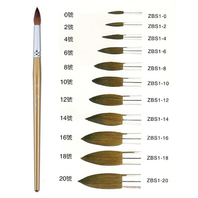 飛龍 水彩筆ZBS1-0 (圓)