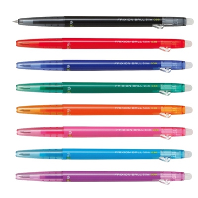 百樂0.38極細魔擦筆LFBS-18UF-藍/紅/黑/綠/桔/粉/淺藍/紫