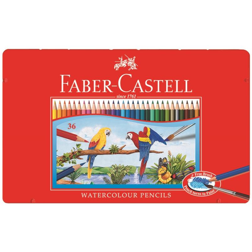 【↘下殺65折】輝柏 Faber- Castell 水彩色鉛筆36色/鐵盒
