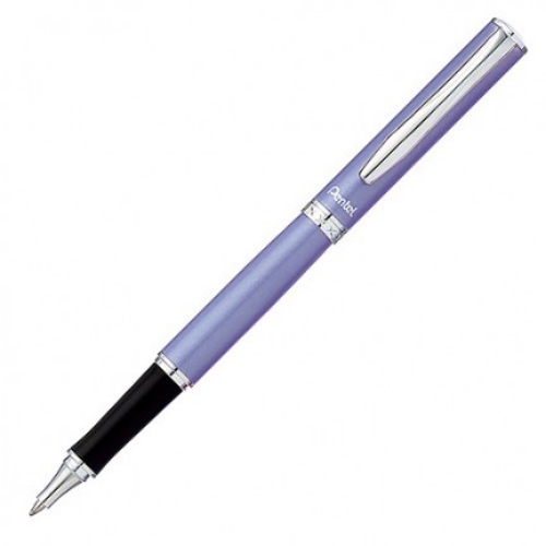 Pentel 金屬中性筆 K611-AT-紫桿 (刻字筆)
