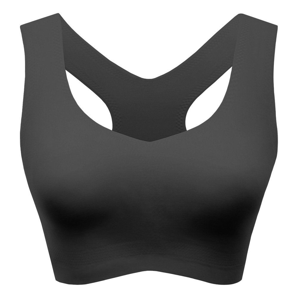 ZEROtouch  V領挖背無痕內衣-自信黑