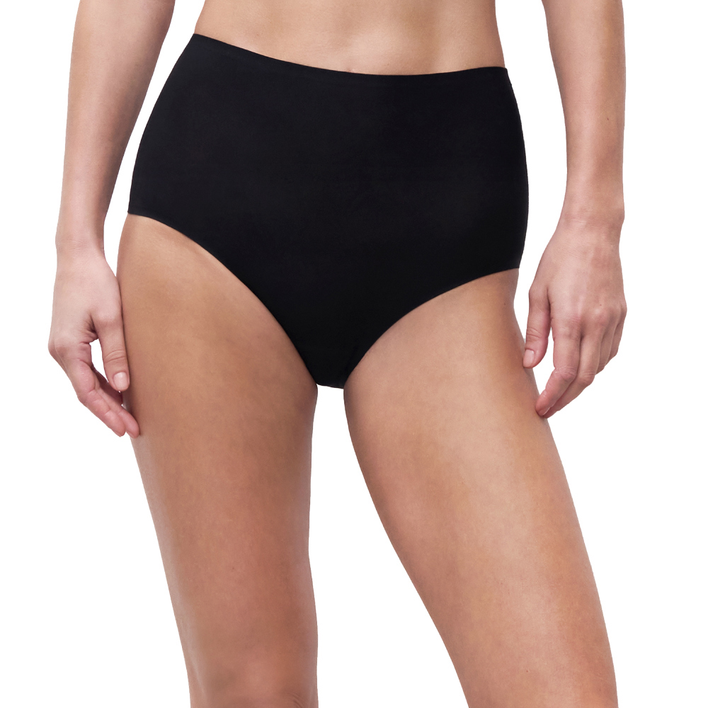 【Chantelle Lab】透氣涼感無痕高腰內褲>黑色(26470_011)【Soft Stretch】