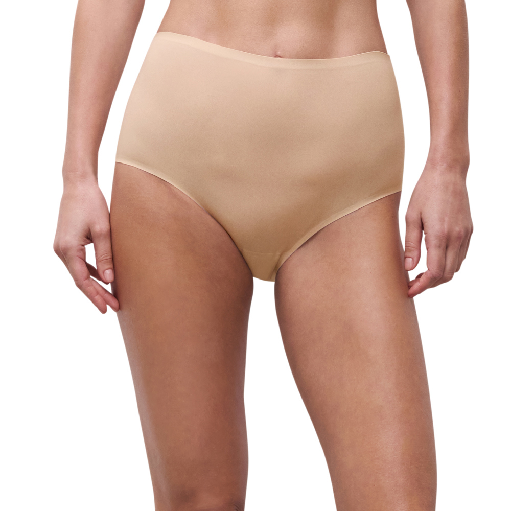 【Chantelle Lab】透氣涼感無痕高腰內褲>膚色(26470_0WU)【Soft Stretch】