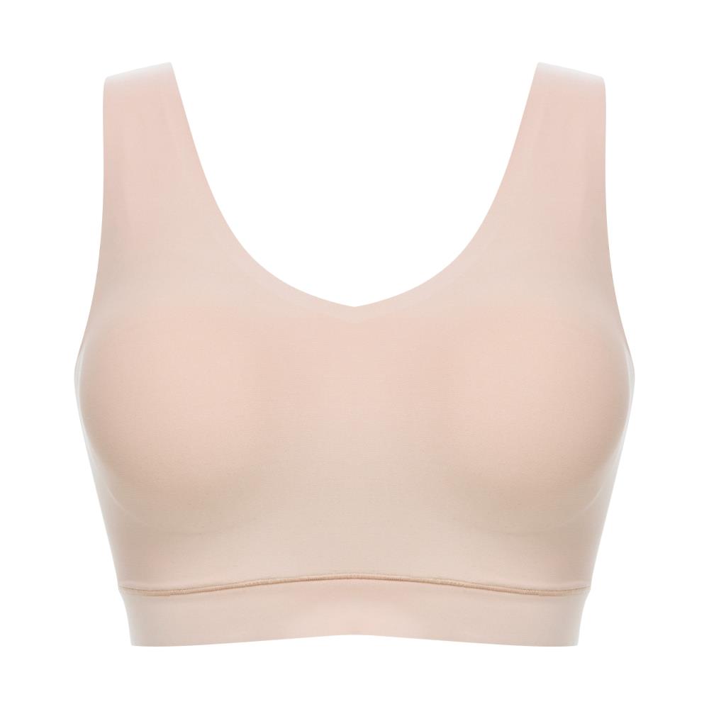 【Chantelle Lab】透氣涼感V領無痕內衣>XS-XXL>膚色(16A10_0WU)【Soft Stretch】