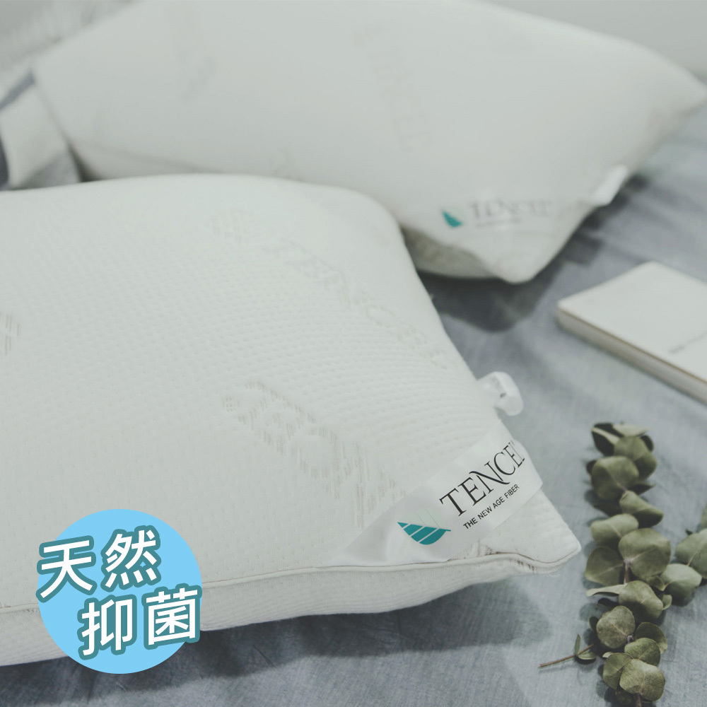 MIT枕頭【舒壓抗菌天絲枕】1入