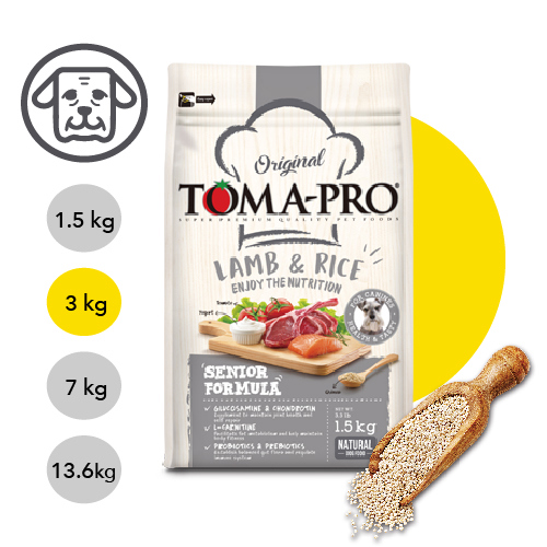 【優格】經典系列-高齡犬羊肉+米(高纖低脂配方) 3公斤(狗飼料)