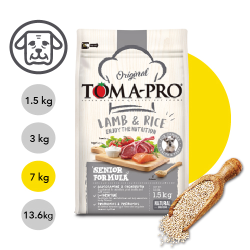 【優格】經典系列-高齡犬羊肉+米(高纖低脂配方) 7公斤(狗飼料)