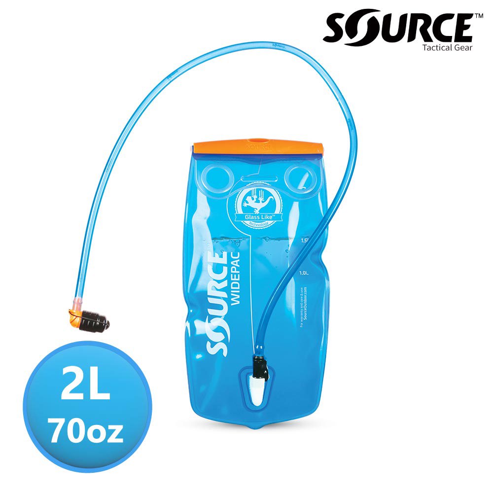 【紅利換購】SOURCE 水袋 Widepac 2 2060220202《2L》/ 登山 健行 快速補水 防漏設計