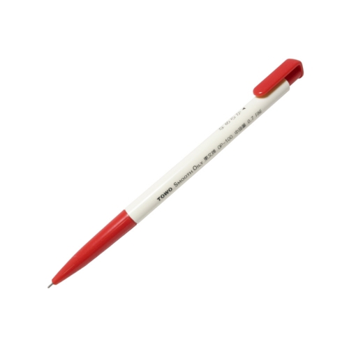 東文OP-100自動中油筆紅色0.7mm(50入)