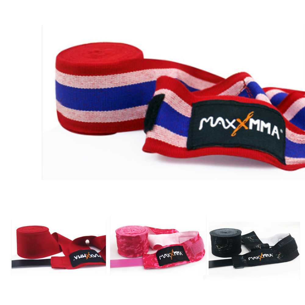 MaxxMMA  經典彈性手綁帶(3公尺)一雙/ 散打/搏擊/MMA/格鬥/拳擊/綁手帶