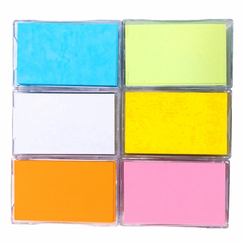 大漢 名片卡七 共6色(藍/綠/白/黃/橘/粉)