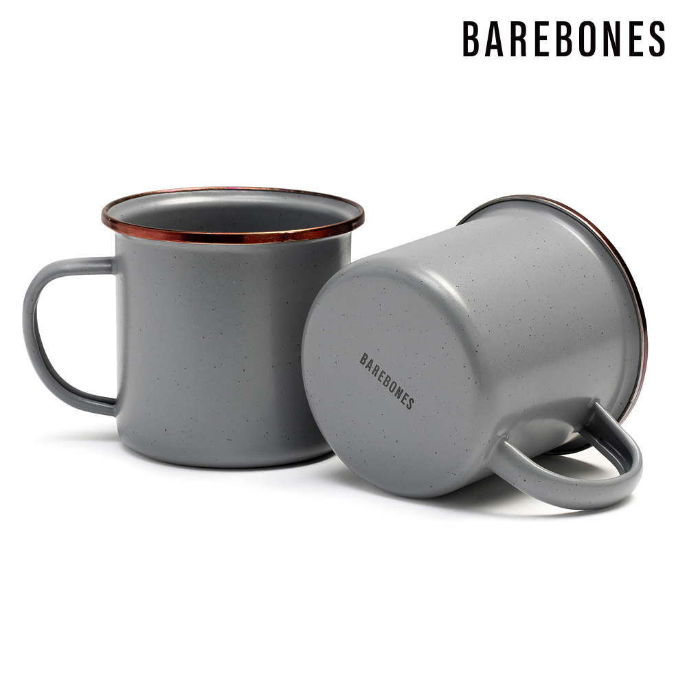 【任3件1111】【兩入一組】Barebones CKW-356 琺瑯杯組 Enamel Cup Set / 石灰 (14oz)