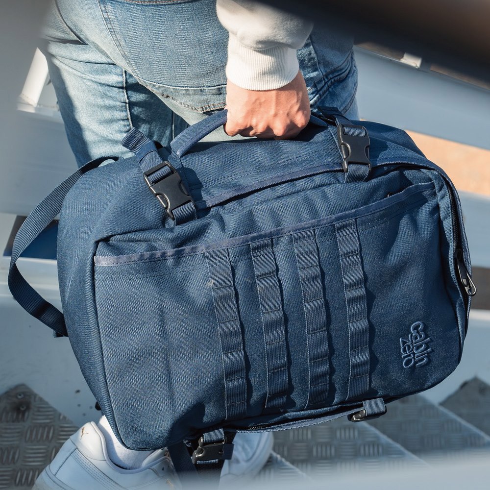【CabinZero】英國輕旅登機後背包36L - 軍用款(藍)2.0