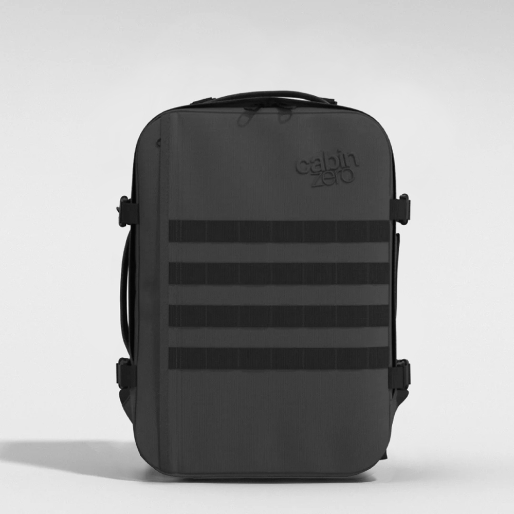 【CabinZero】英國輕旅登機後背包44L - 軍用款(黑)2.0