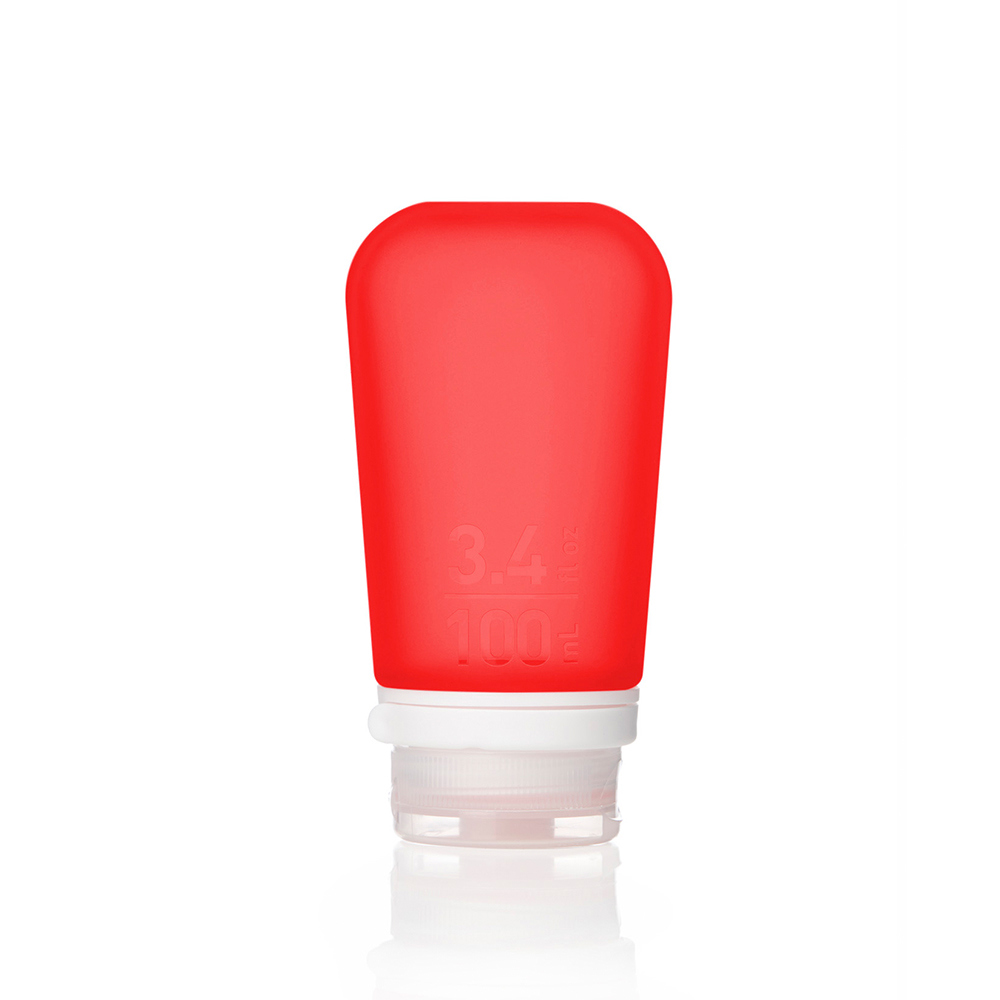 ↘︎ 加價購 ｜【Humangear】GoToob+ 旅行分裝瓶 (大) 100ml - 火鶴紅