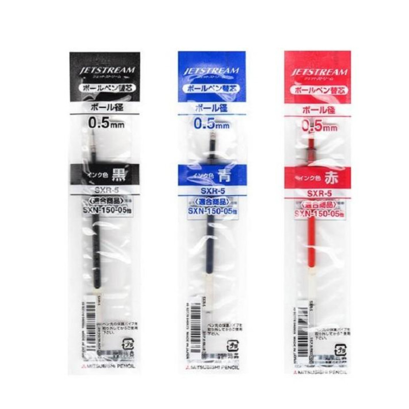 Uni三菱 UMR-85E 0.5mm鋼珠筆芯 3色(紅/黑/藍)