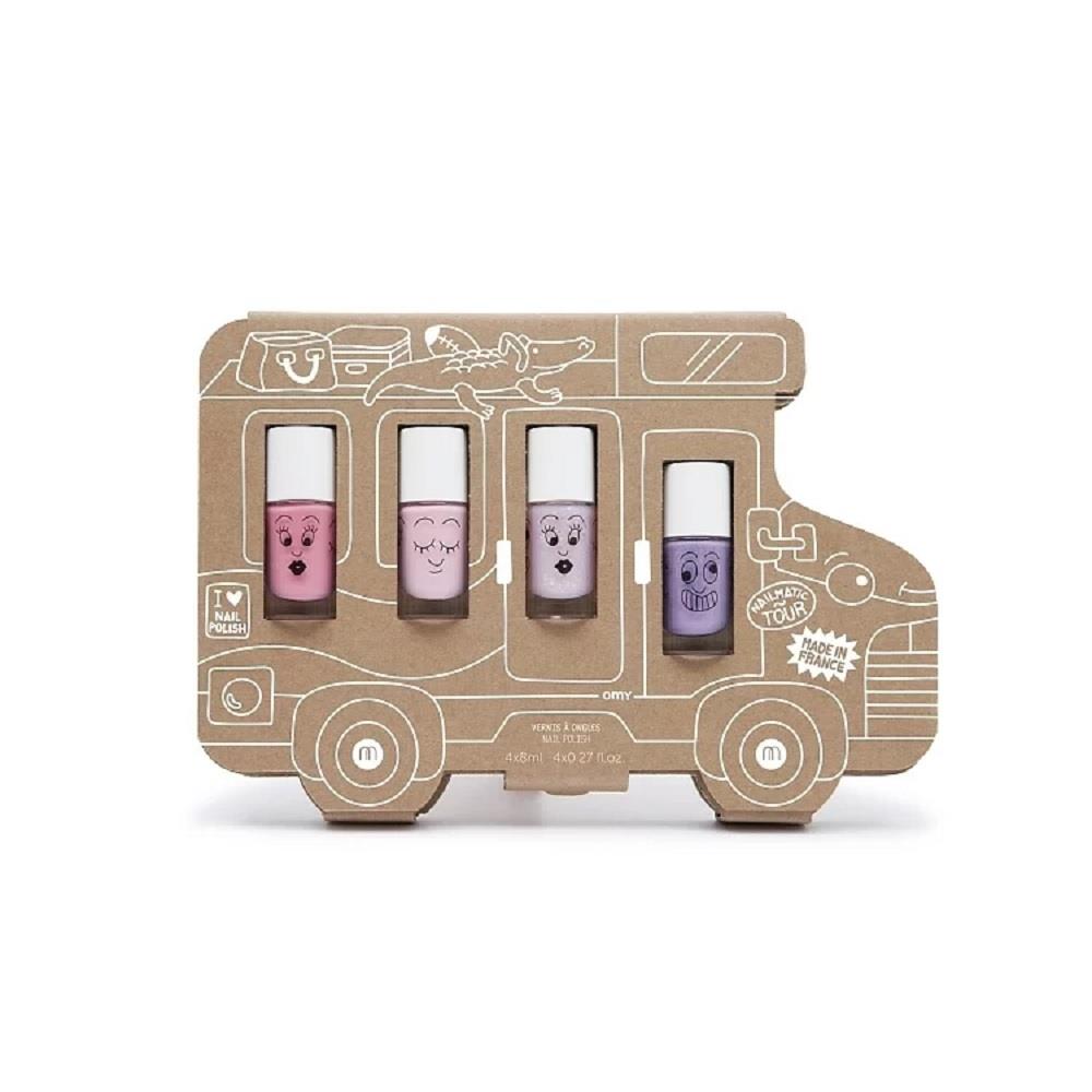 nailmatic Kids 水漾亮彩指甲油小巴組 (四入)