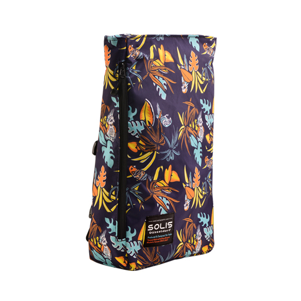 熱帶天堂鳥系列 多功能方型背包-熱帶桔(多WAY 背法)