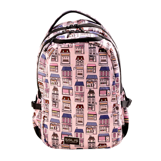 快樂屋系列 Ultra+小尺寸後背包-童趣粉-設有13吋筆電夾層