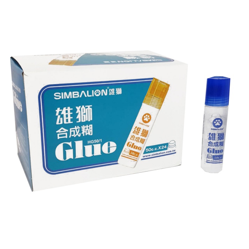 雄獅HG50/1 合成糊 (膠水)-24入