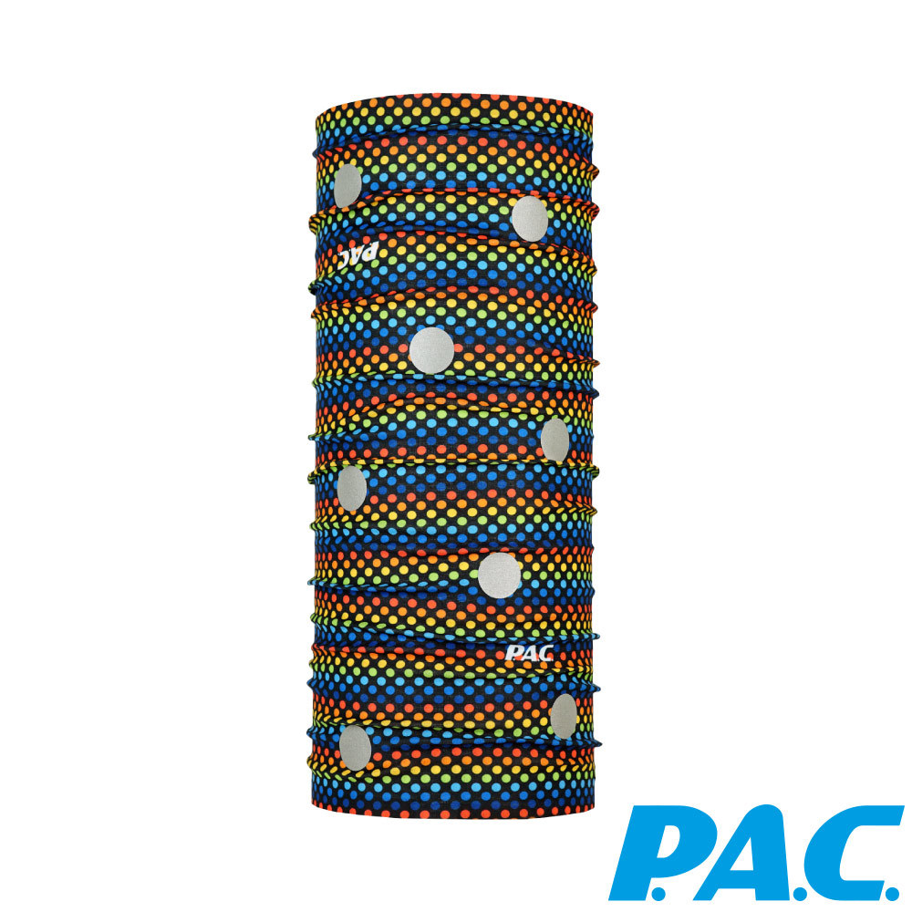 【PAC 德國】兒童3M反光頭巾(PAC8965155彩色點點)