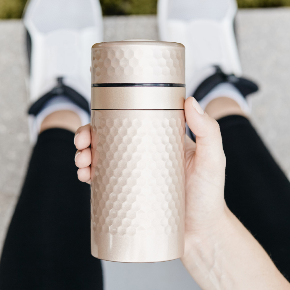 乾唐軒活瓷 | 小金石保溫杯 / 古典金+鎏金 220ml