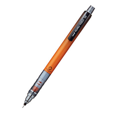 (限量)Uni三菱 360度旋轉自動鉛筆M5-450 DG (橘桿)