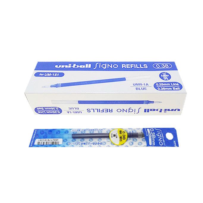 三菱UMR-1 0.38鋼珠筆芯-藍(12入)