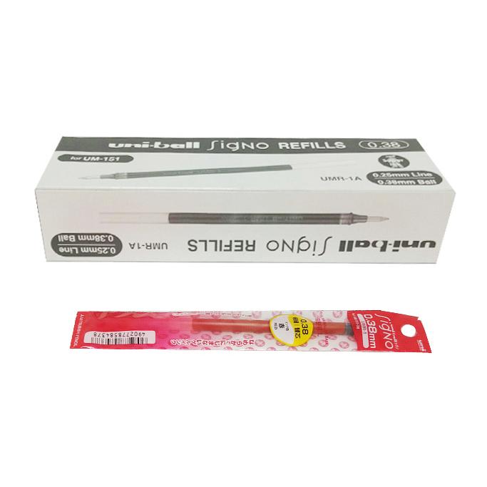 三菱UMR-1 0.38鋼珠筆芯-紅(12入)