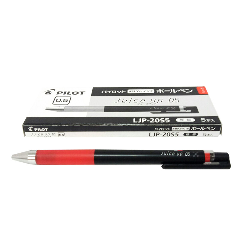 PILOT 百樂LJP-20S5 0.5超級果汁筆-紅(5入)