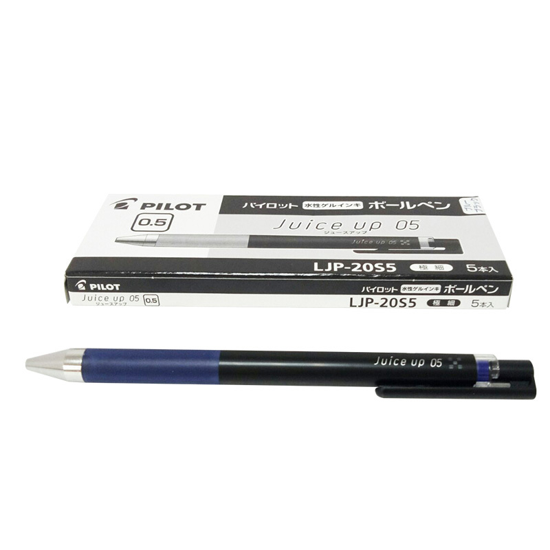 PILOT 百樂LJP-20S5 0.5超級果汁筆-深藍(5入)