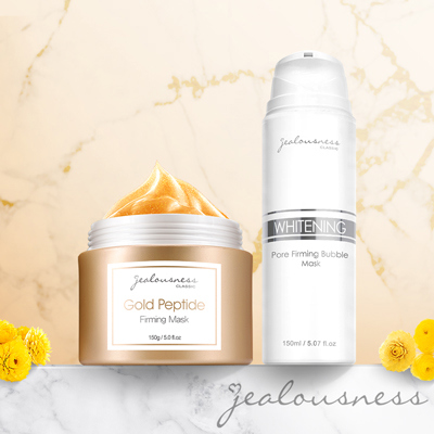 黃金胜肽緊緻面膜150g【效期良品】+灰熊厲害瞬白泡泡面膜150ml