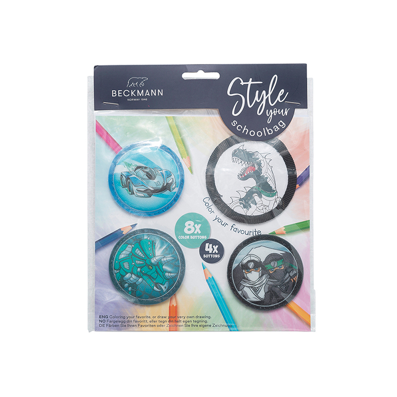 動動手彩繪貼章 - 恐龍