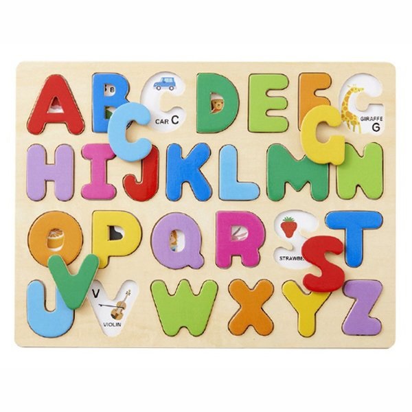 日本《Ed-Inter》木質拼圖-ABC