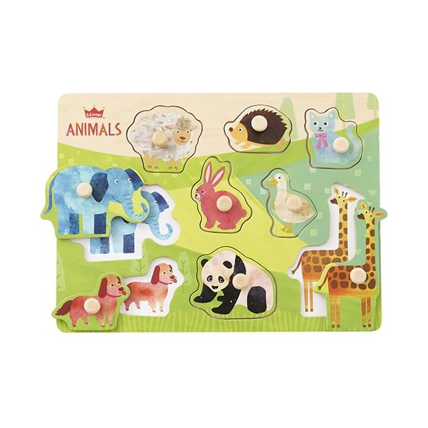 日本《Ed-Inter》木質拼圖（動物百科）