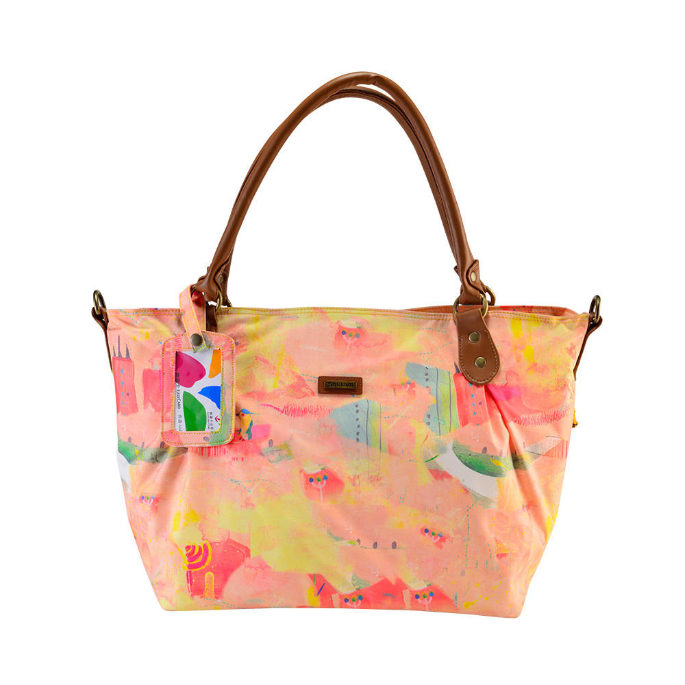 SOLIS X SAIMIHO聯名系列 大容量旅行側背包-快樂鳥(附長背帶)