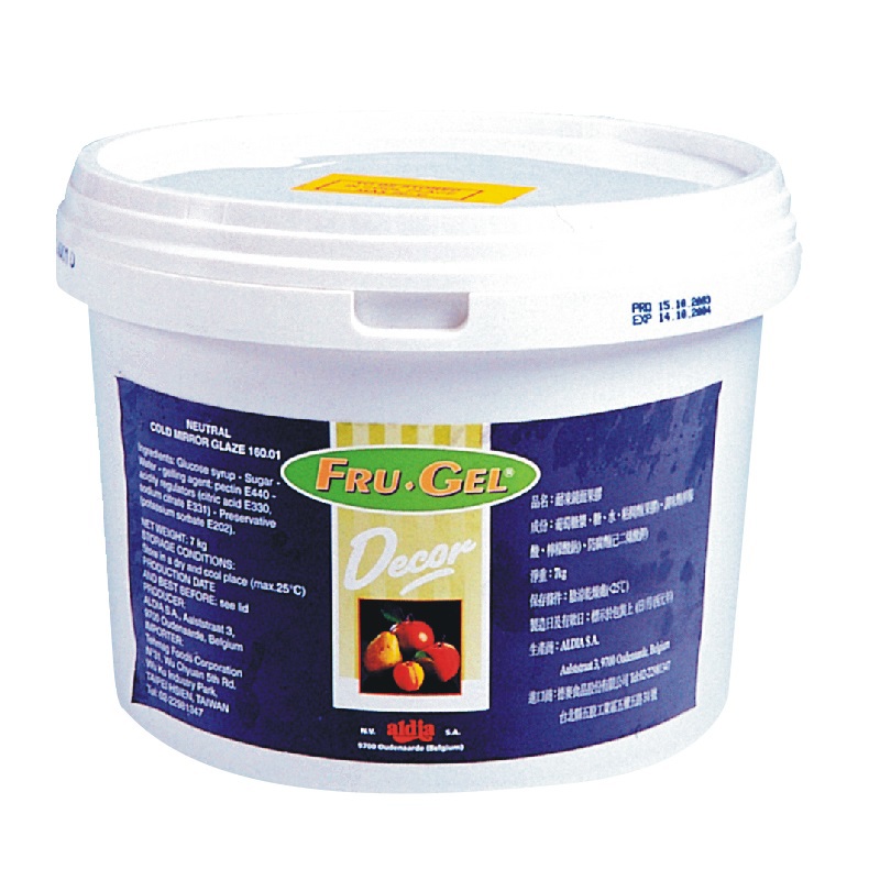 耐凍鏡面果膠 300g （白色分裝罐）