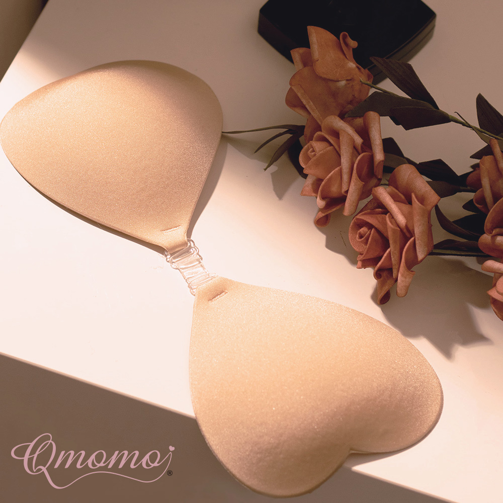 隱形胸罩 LOVE BRA 【AB-CD】愛心隱形胸罩(膚色、黑色)