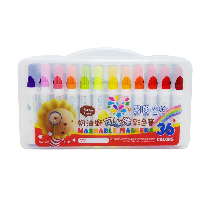 奶油獅  BLW-36/B 36色水洗彩色筆