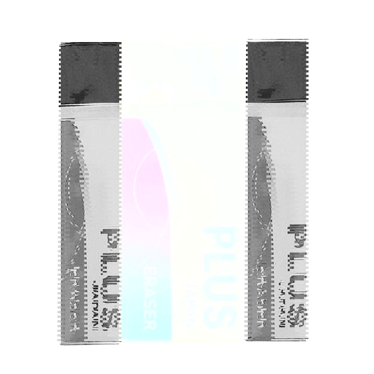 (第2件0元)PLUS 好好擦橡擦 -黑(※下單請選購2件)