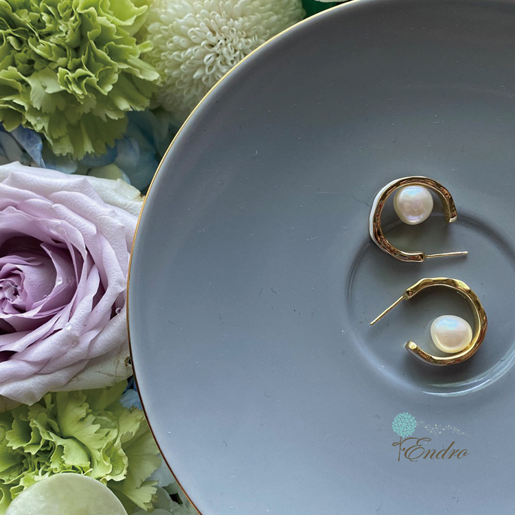 ENDRO ACC 月兒珍珠耳環