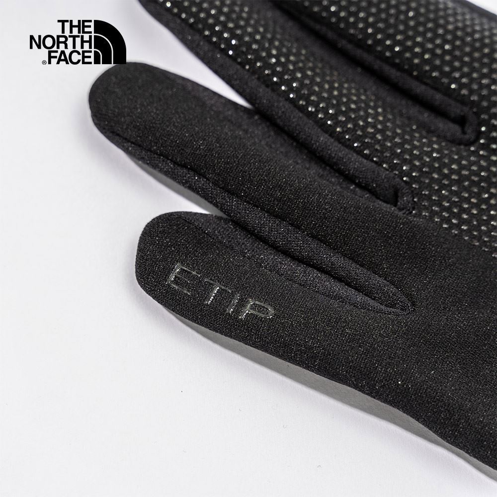 The North Face北面男款黑色可觸控手套｜4SHAJK3