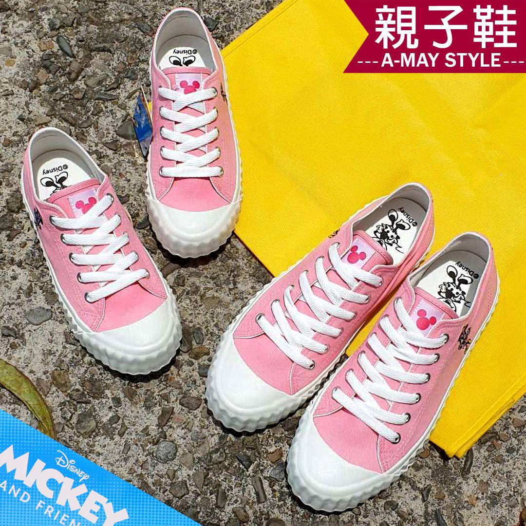 特價99元UP。現貨-迪士尼聯名親子鞋-MIT米妮刺繡帆布綁帶誁乾鞋(20-25碼)【XHK120107】＊艾美時尚(特價出清商品，恕不退換)