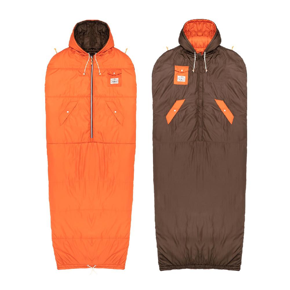 POLER THE NAPSACK 可雙面穿人形睡袋 / 咖啡 . 橘  / 限量商品