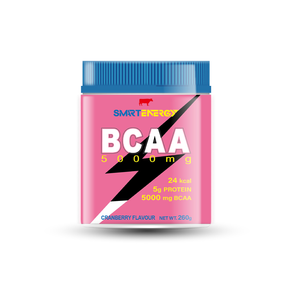 【紅牛】聰勁BCAA(蔓越莓口味)260g罐裝 (肌耐提升、肌肉修復、、粉末開封即食、沖泡飲用)