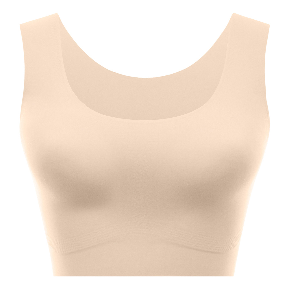 ZEROtouch  U領撫背無痕內衣-淺膚色