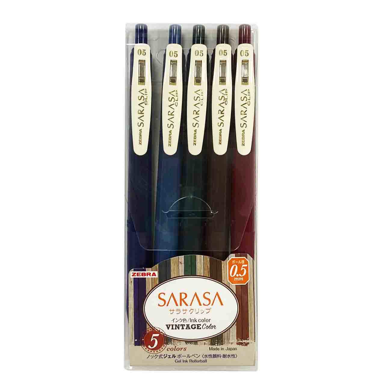 (日貨)ZEBRA斑馬SARASA  0.5 典雅1代 JJ15 5色中性筆