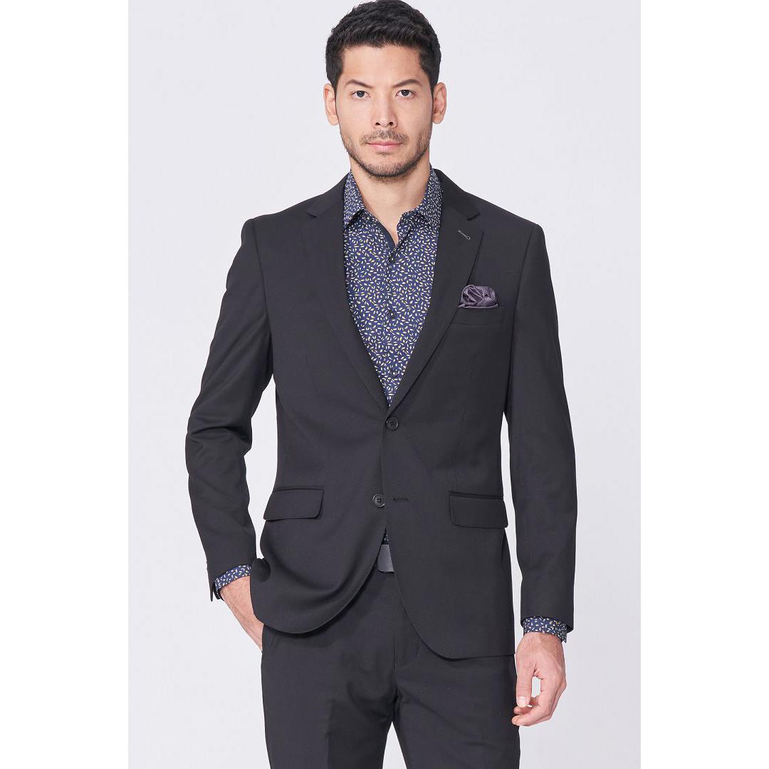 SST&C 黑色裁縫西裝外套 | 0112101001 (outlet)