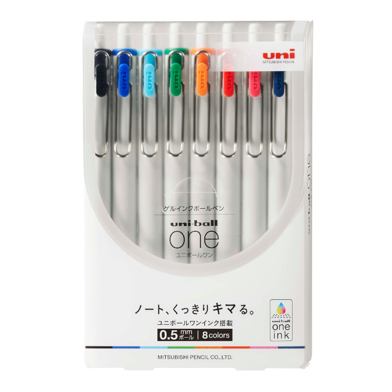 【↘下殺62折】三菱 uni-ball one 超細自動鋼珠筆 UMNS-05 八色組