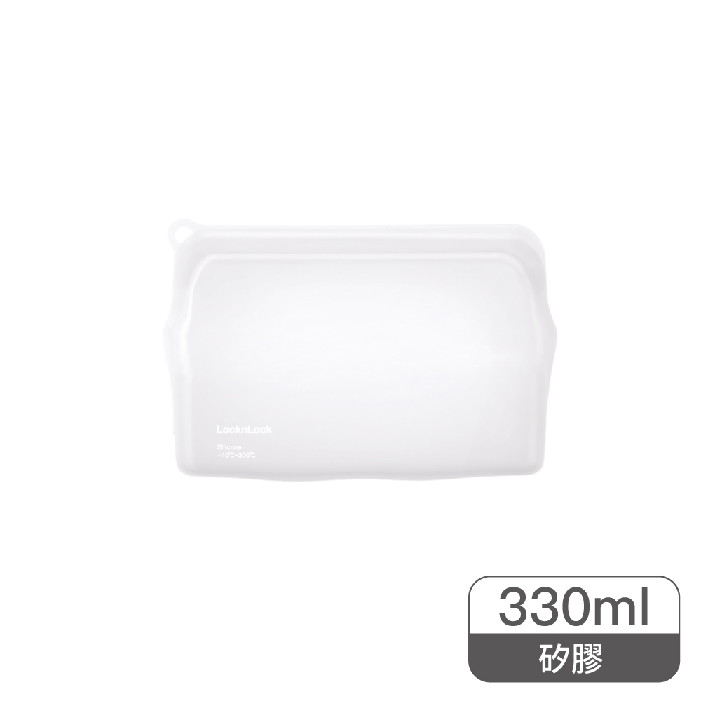 樂扣樂扣N次矽膠密封袋/好壓自黏款/白/330ml(LWP632WHT)